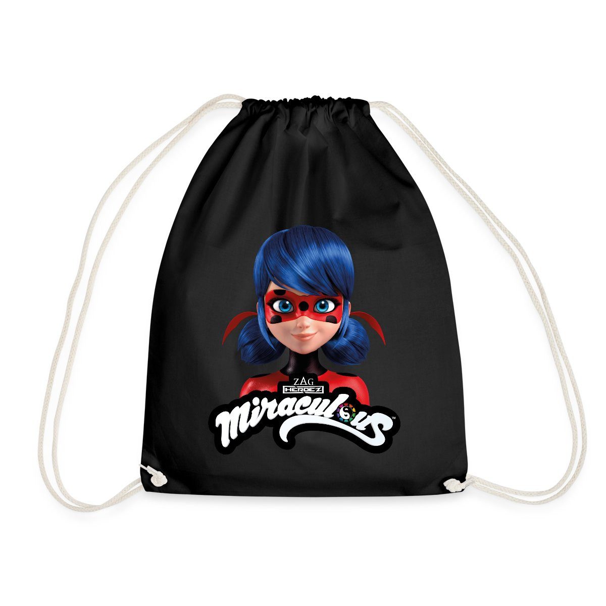 Spreadshirt Turnbeutel Miraculous Ladybug Mit Logo Turnbeutel (1-tlg)