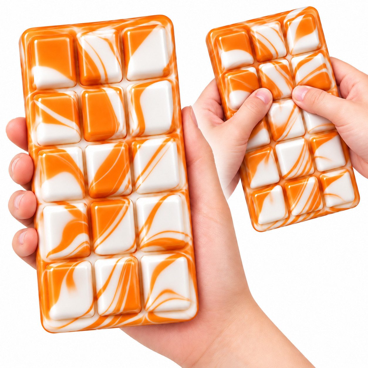 Candy & Bar Greifling Squishy Schokoladentafel – weiches Fidget Toy in verschiedenen Farben