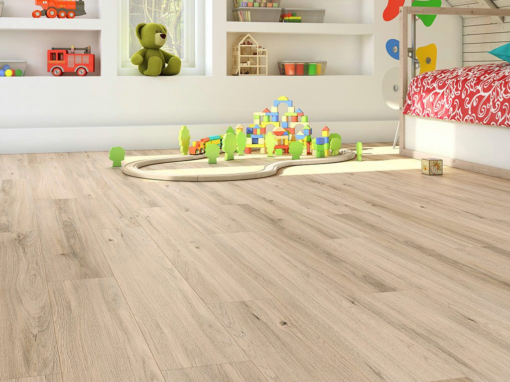 BASICfloor Laminat Laminat Lifestyle Trend Bellemont Oak beige grey Landhausdiele
