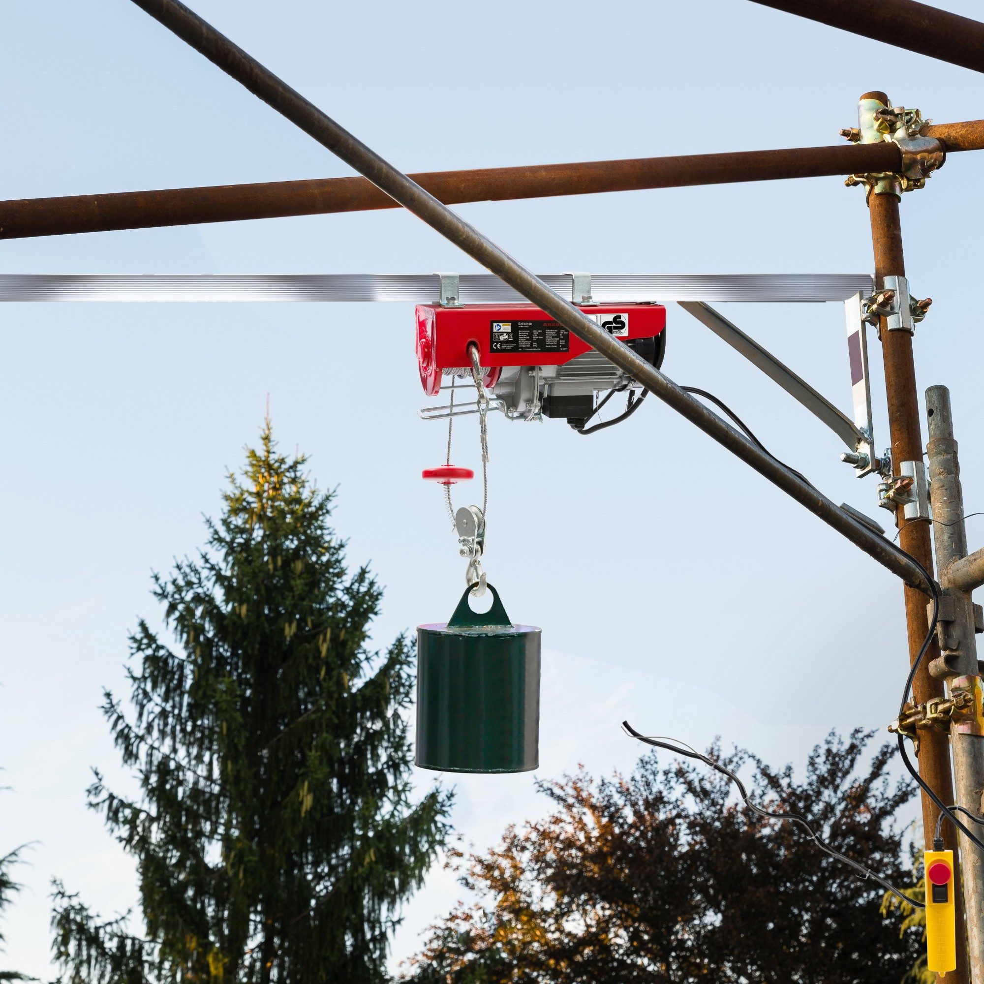 Arebos Seilwinde 500 W, 230 V, günstig online kaufen