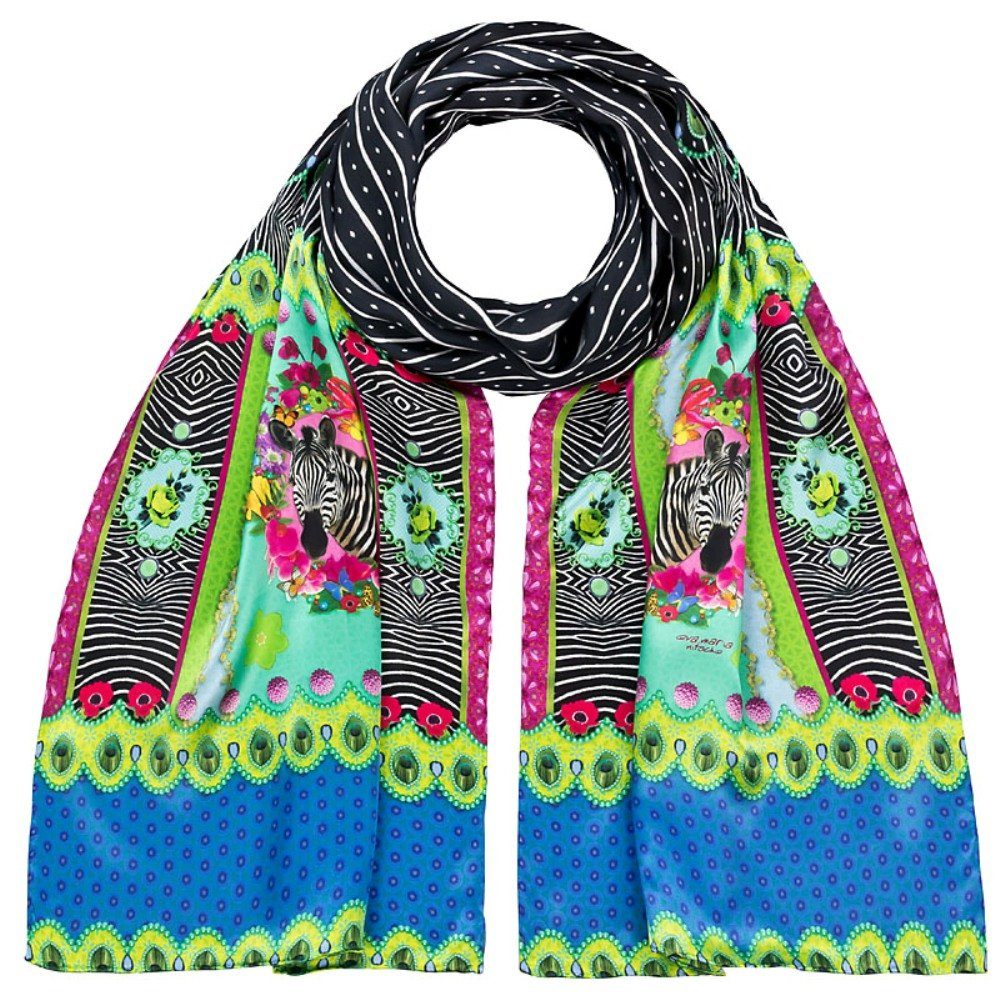 von Lilienfeld Seidenschal Schal 100% Seide Zebra´s Garden Kunst 172 x 42 c günstig online kaufen