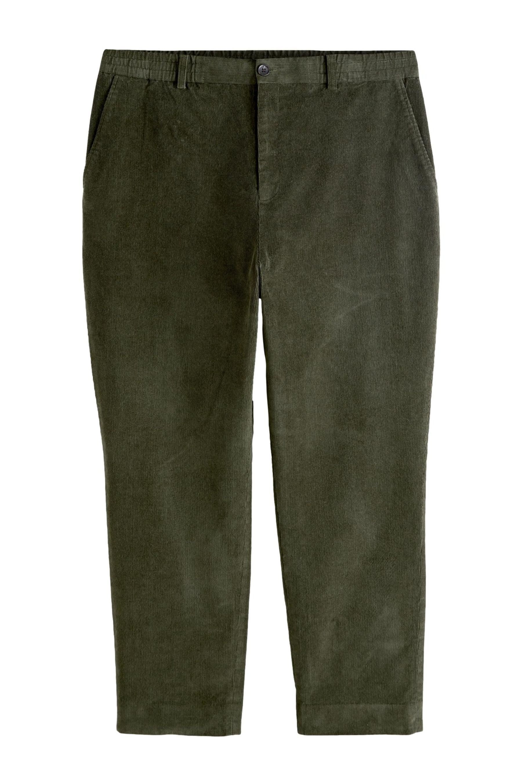 Dehnbund-Hose Elegante Straight Fit Cordhose mit Elastikbund