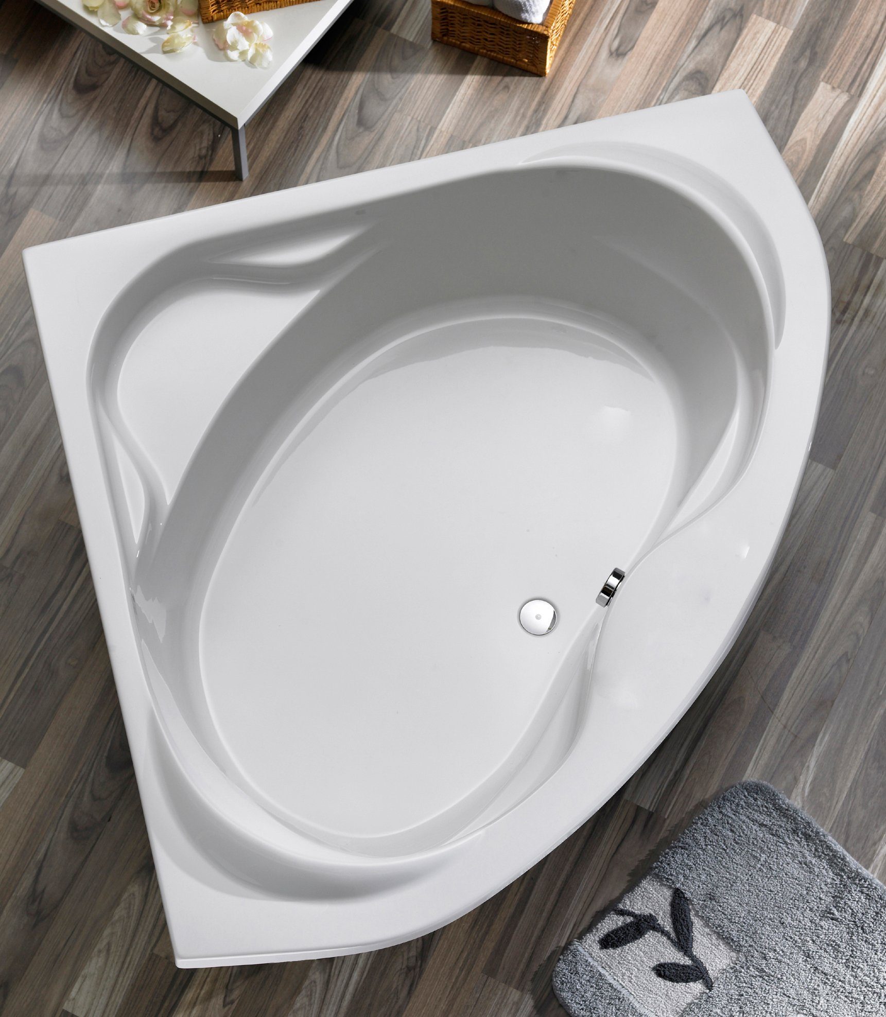 OTTOFOND Eckwanne Madras, (2-tlg), mit Wannenträger