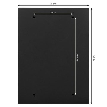 banjado Medizinschrank Stahl Dampflok (abschließbar, 3 große und 2 kleine Fächer) 35 x 46 x 15cm