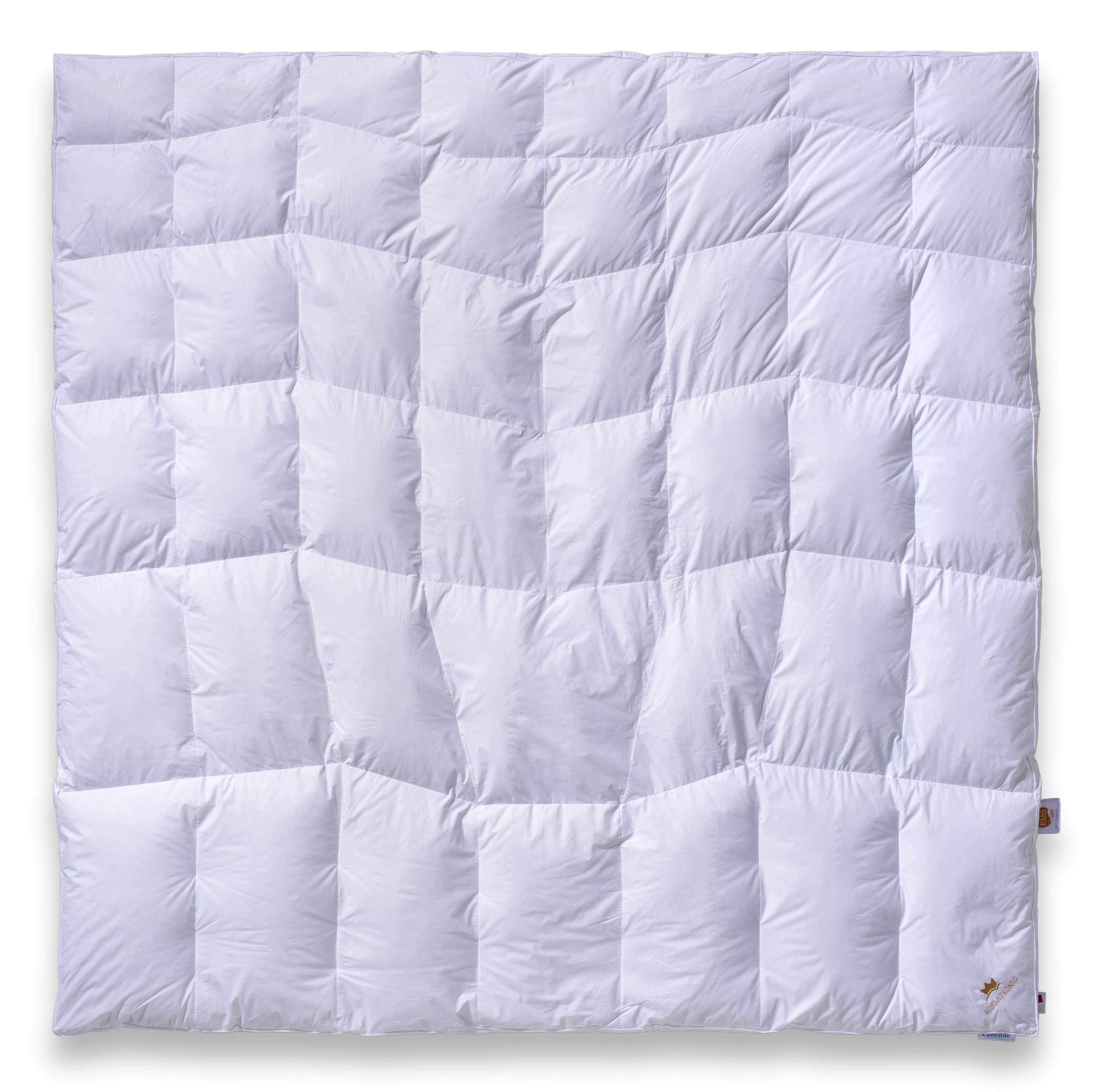 Daunenbettdecke, »Daunenbettdecke Schlafkönig extrawarm«, SCHLAFKÖNIG, Füllung: 100 % Daunen, Auch für Hausstauballergiker und Asthmatiker bestens…