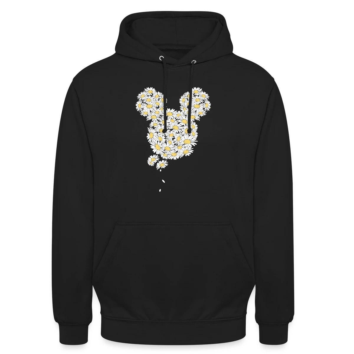Spreadshirt Hoodie Mickey & Minnie Mickey Mouse Aus Gänseblümchen Unisex Hoodie (1-tlg)
