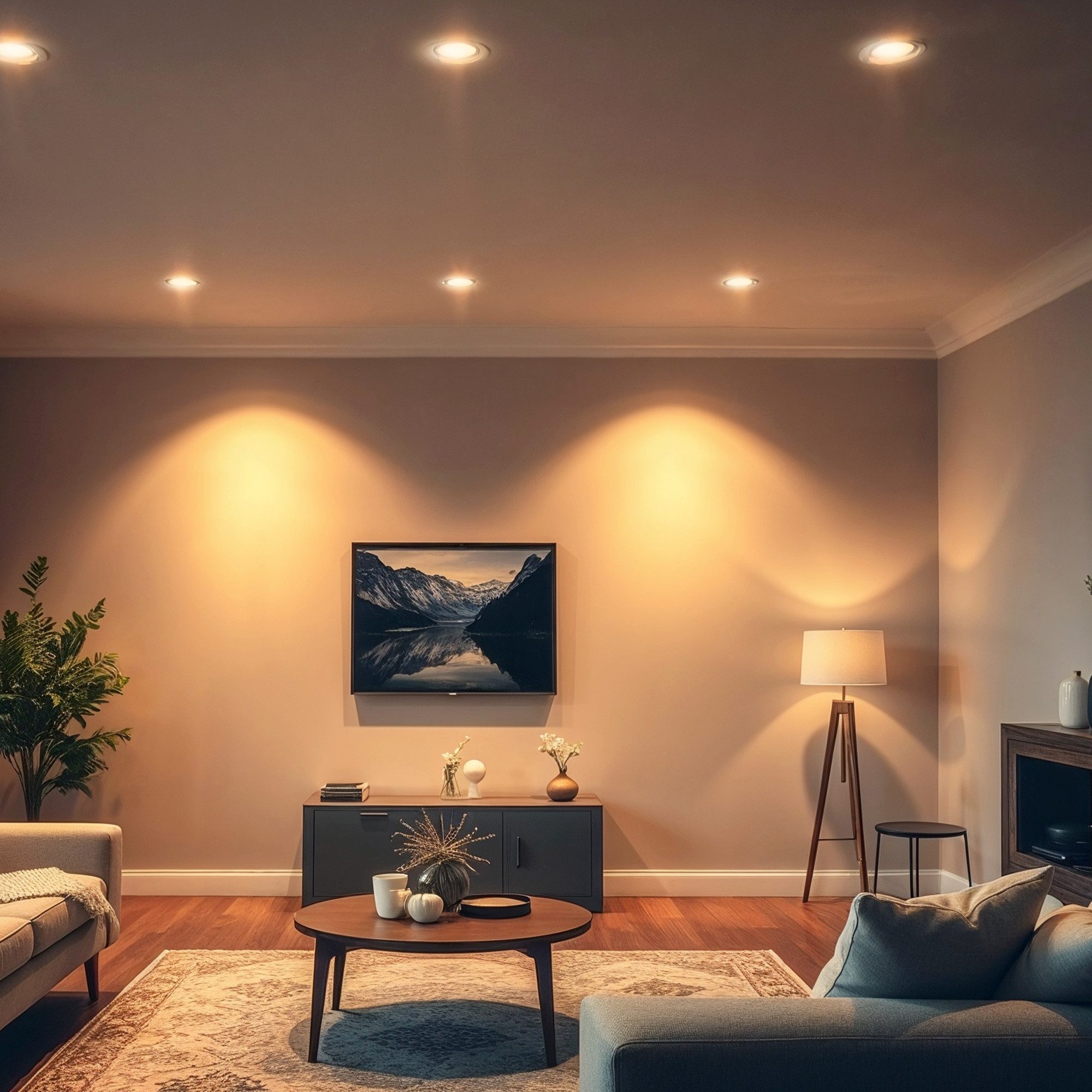 linovum LED Außen-Deckenleuchte CERBUS Einbauspot Bad IP65 einstellbare Lichtfarben warm neutral kalt, Neutralweiß, Warmweiß, Tageslichtweiß – Bild 2 von 5