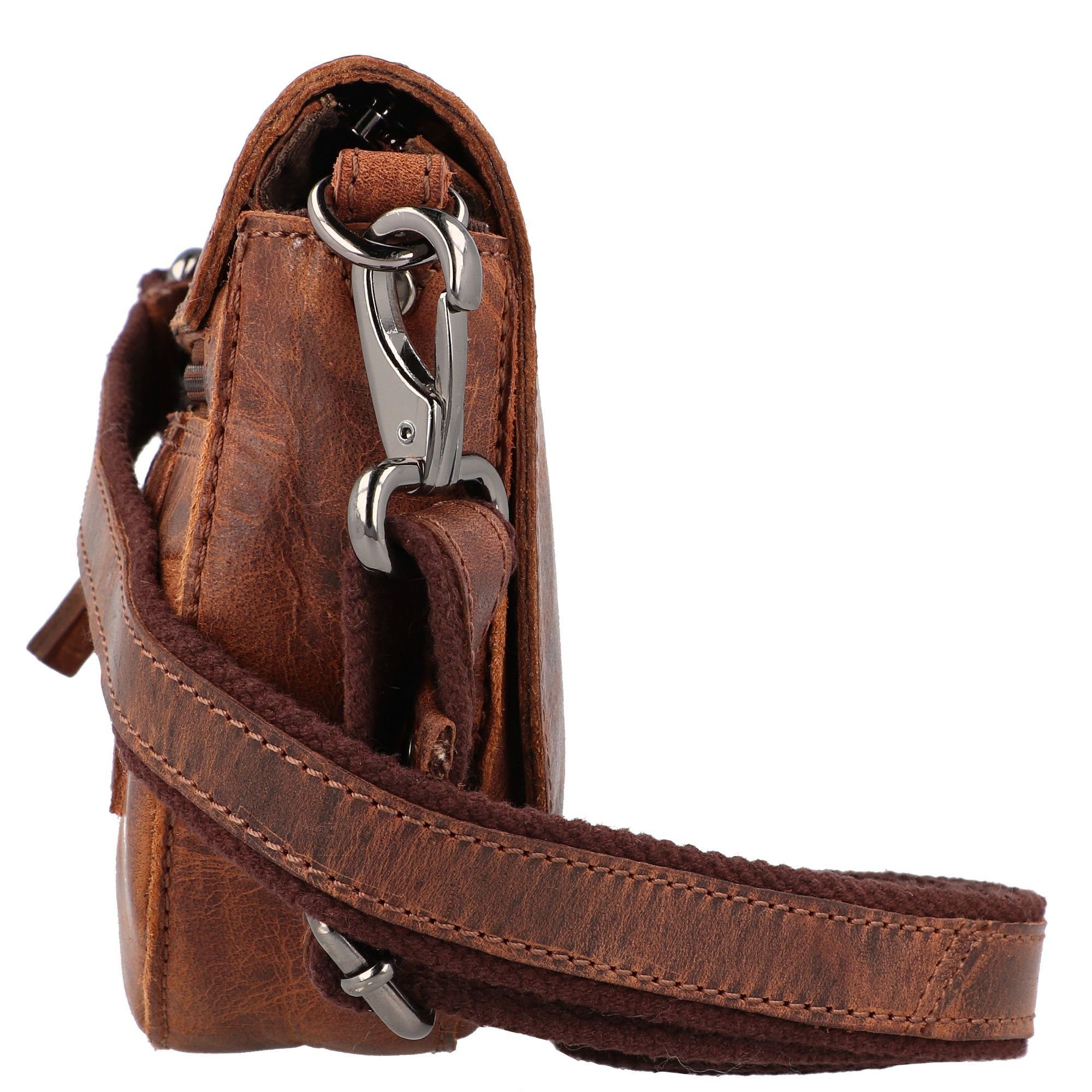 GreenLand Nature Umhängetasche Montana, Leder