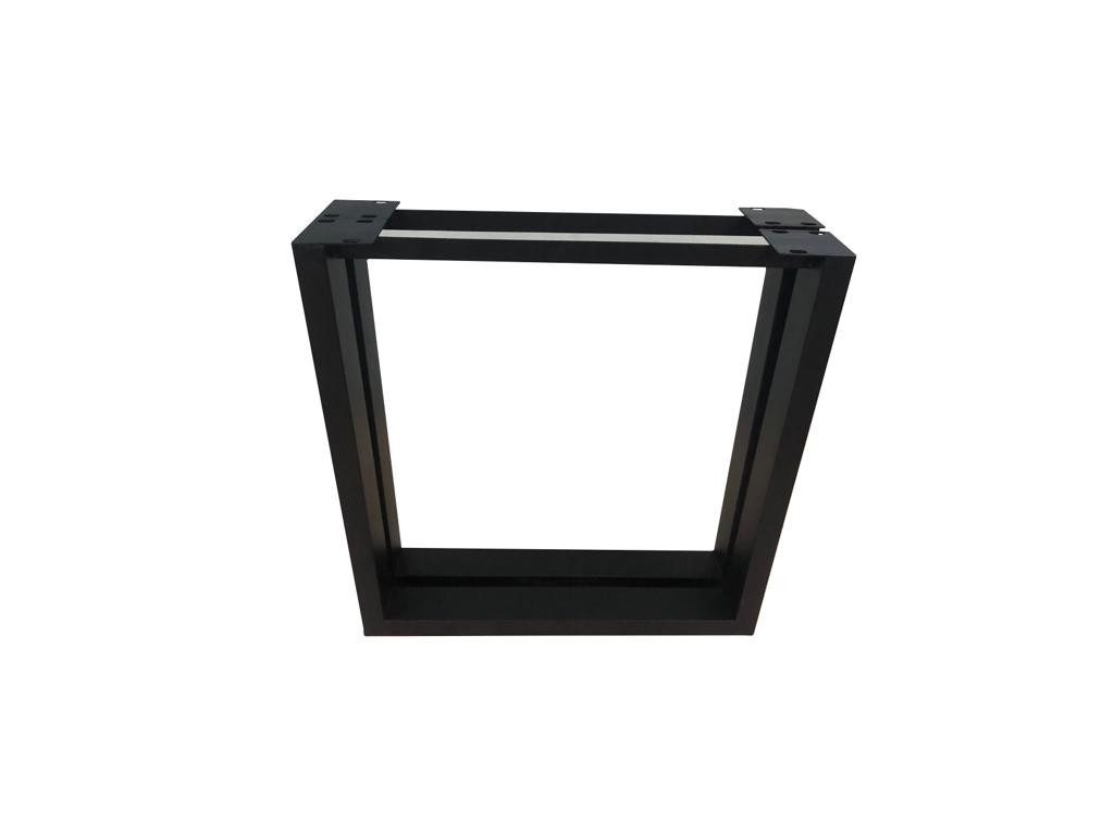 Timeless Living Tischgestell Tischgestell U-Design 2-er Set schwarz matt