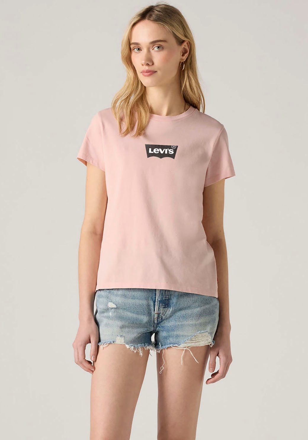 Levi's® T-Shirt LSE THE PERFECT TEE mit Logo Print günstig online kaufen