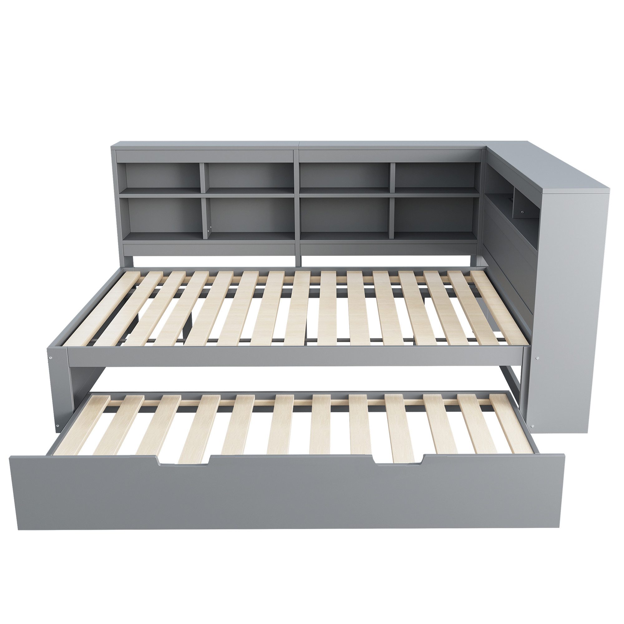 HAUSS SPOLE Schlafsofa 140x200 mit ausziehbarem Bett, USB-Steckdose und Abl günstig online kaufen