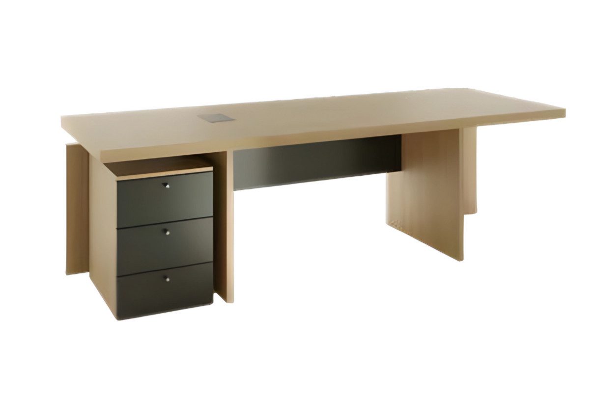 JVmoebel Schreibtisch JVMoebel Schreibtisch Holz braun modern mit ergonomischem Design (1-St., 1 Tisch), Made in Europa