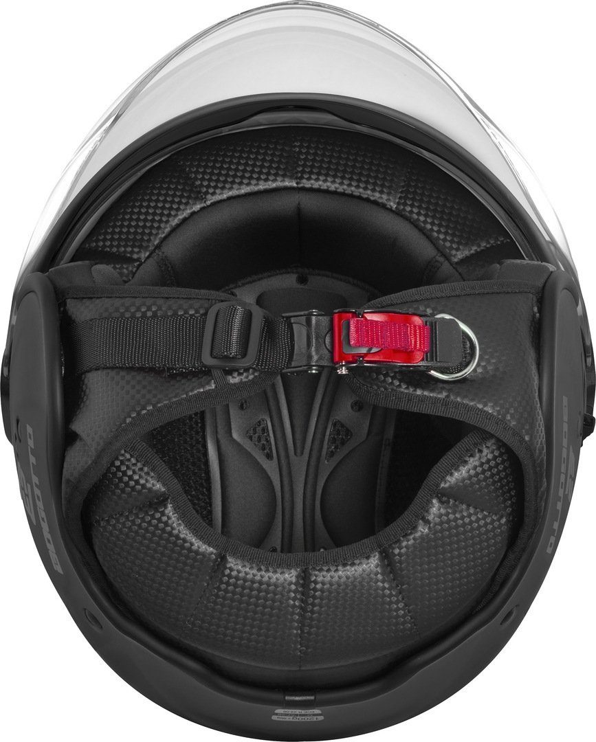 Bogotto Motorradhelm H595-1 SPN Jethelm, herausnehmbares Innenfutter,integriertes Sonnenvisier