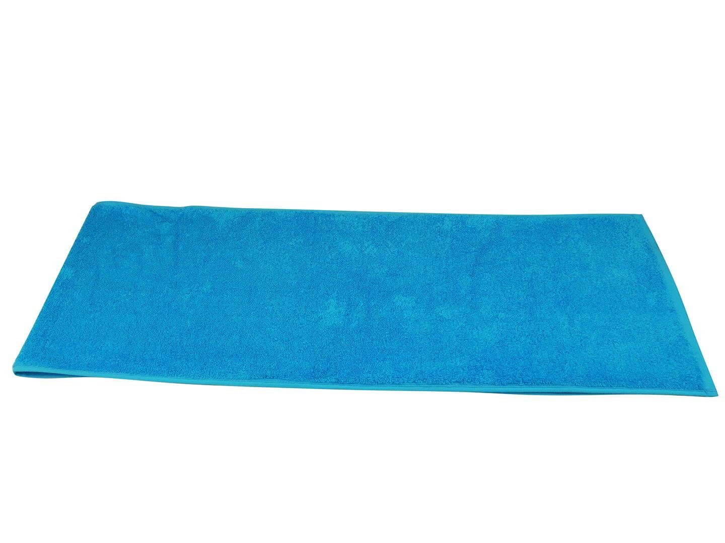 Sensepura Sporthandtuch Fitness-Handtuch und schnell Sporthandtuch türkis, (1-St), 30x145 saugfähig cm trocknend Frottee