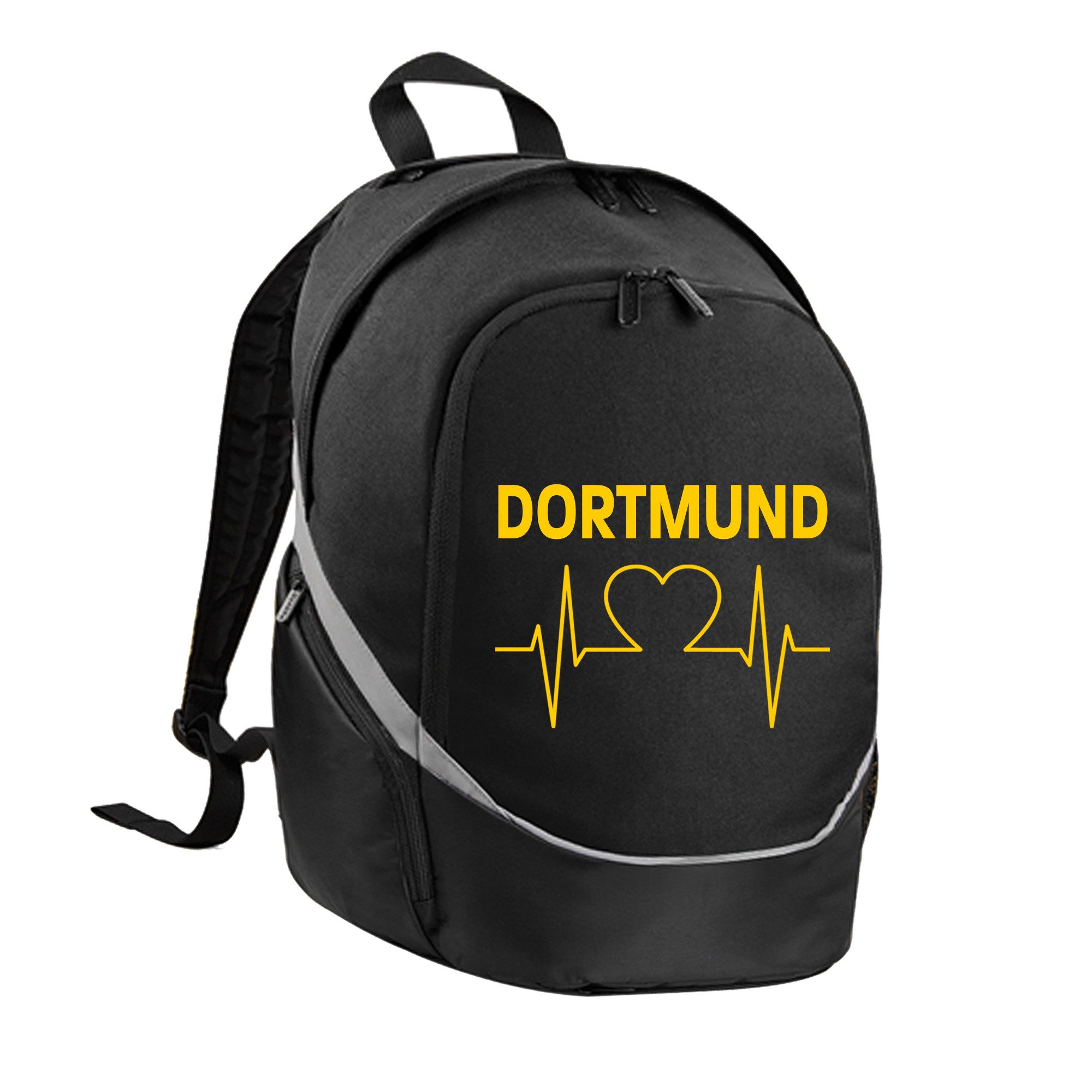multifanshop Rucksack Dortmund - Herzschlag - Tasche