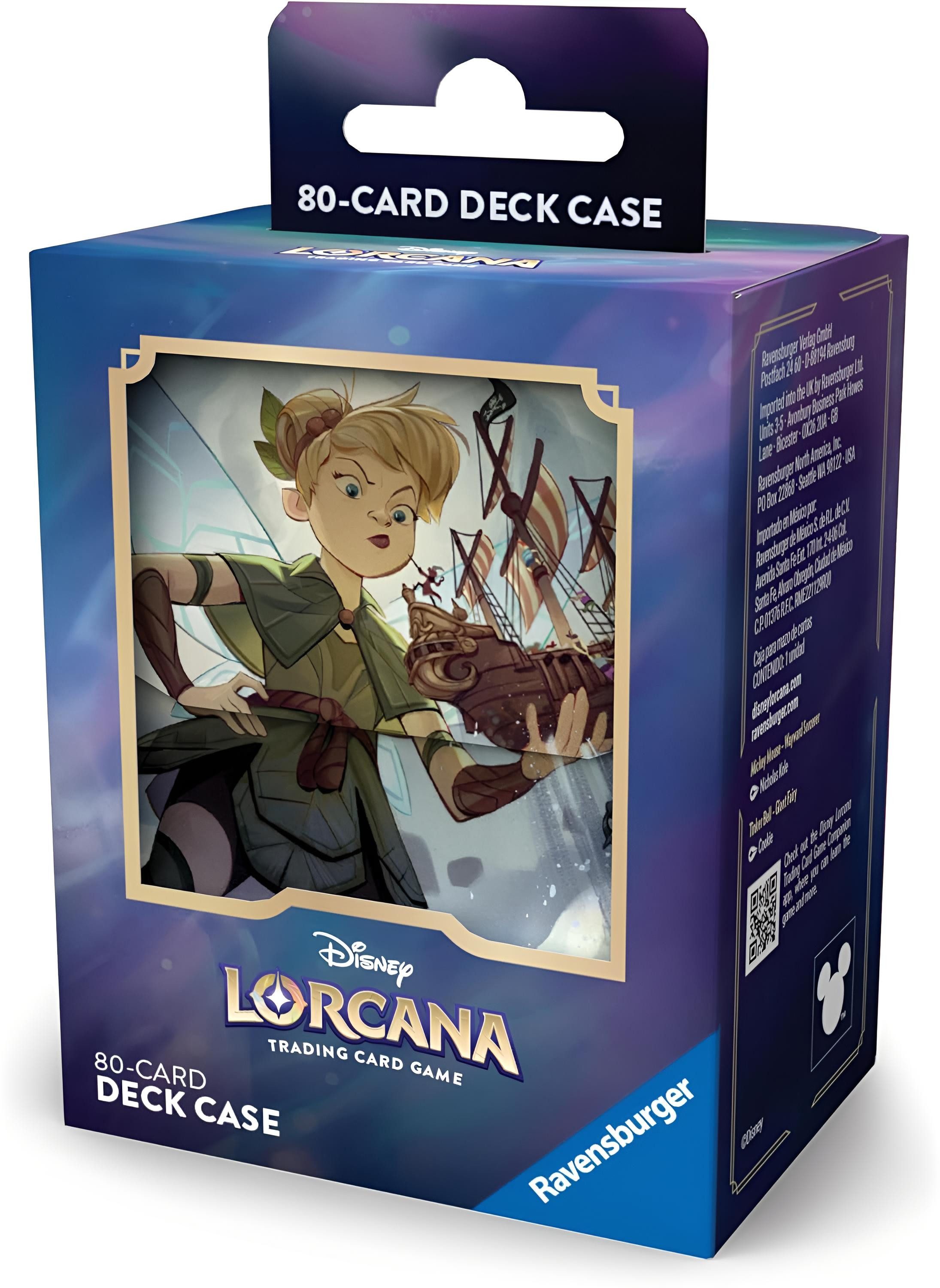 Ravensburger Sammelkarte Disney Lorcana 8: Deckbox Motiv Tinker Bell