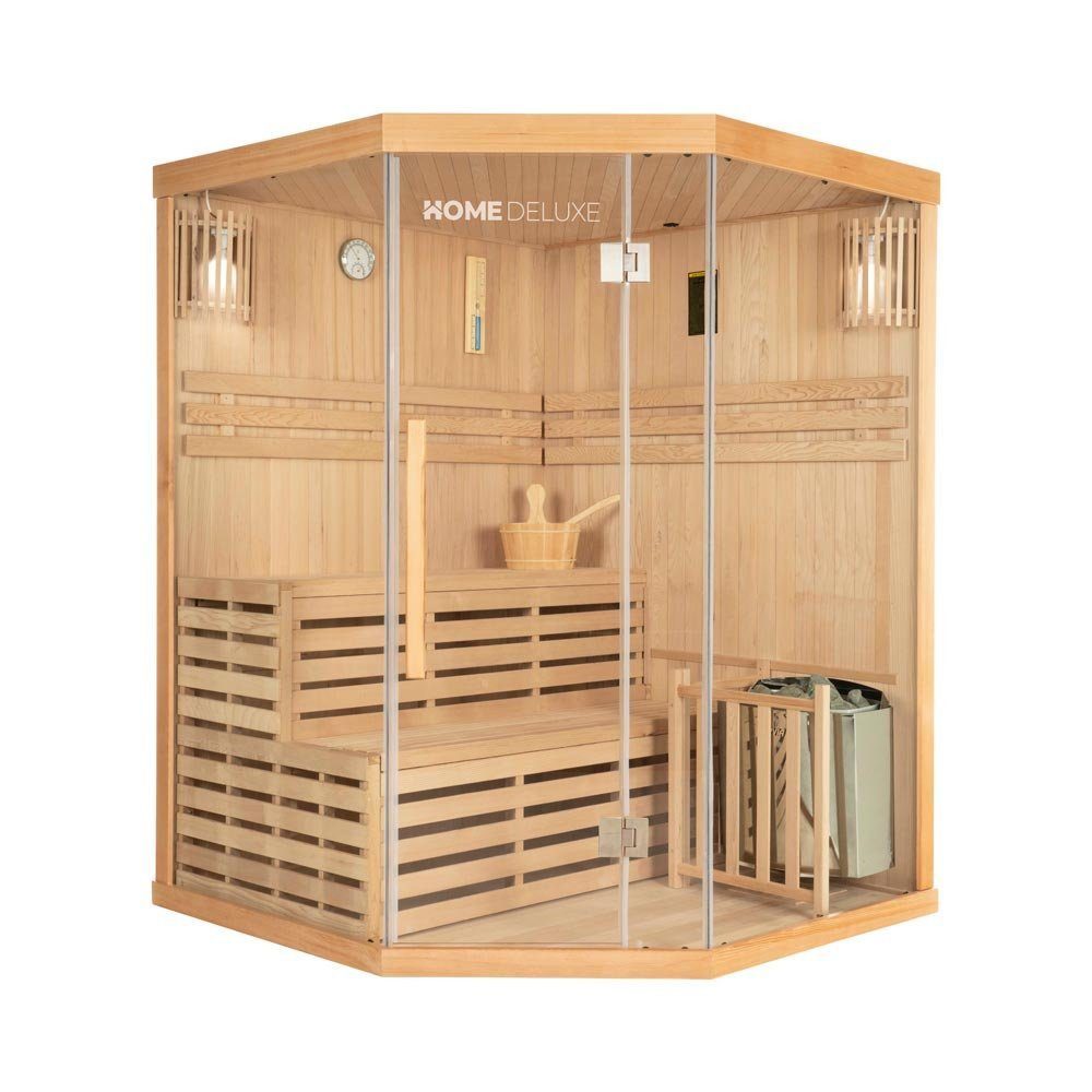 HOME DELUXE Sauna Traditionelle Sauna SKYLINE - XL, BxTxH: 150 x 150 x 200 günstig online kaufen