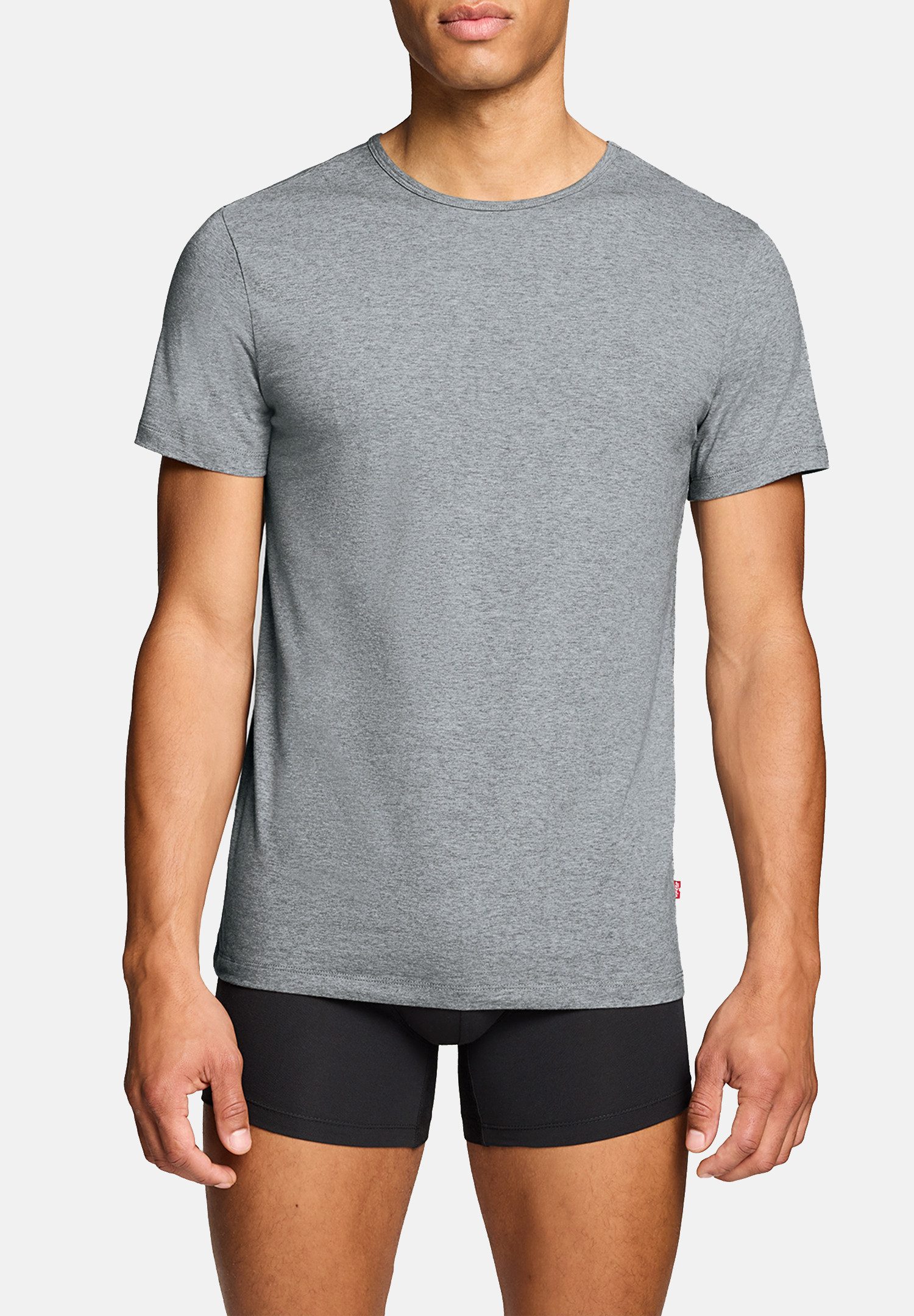 Levi's® Poloshirt LEVIS MEN SOLID CREW 4P (Packung, 4-tlg., 4er-Pack)