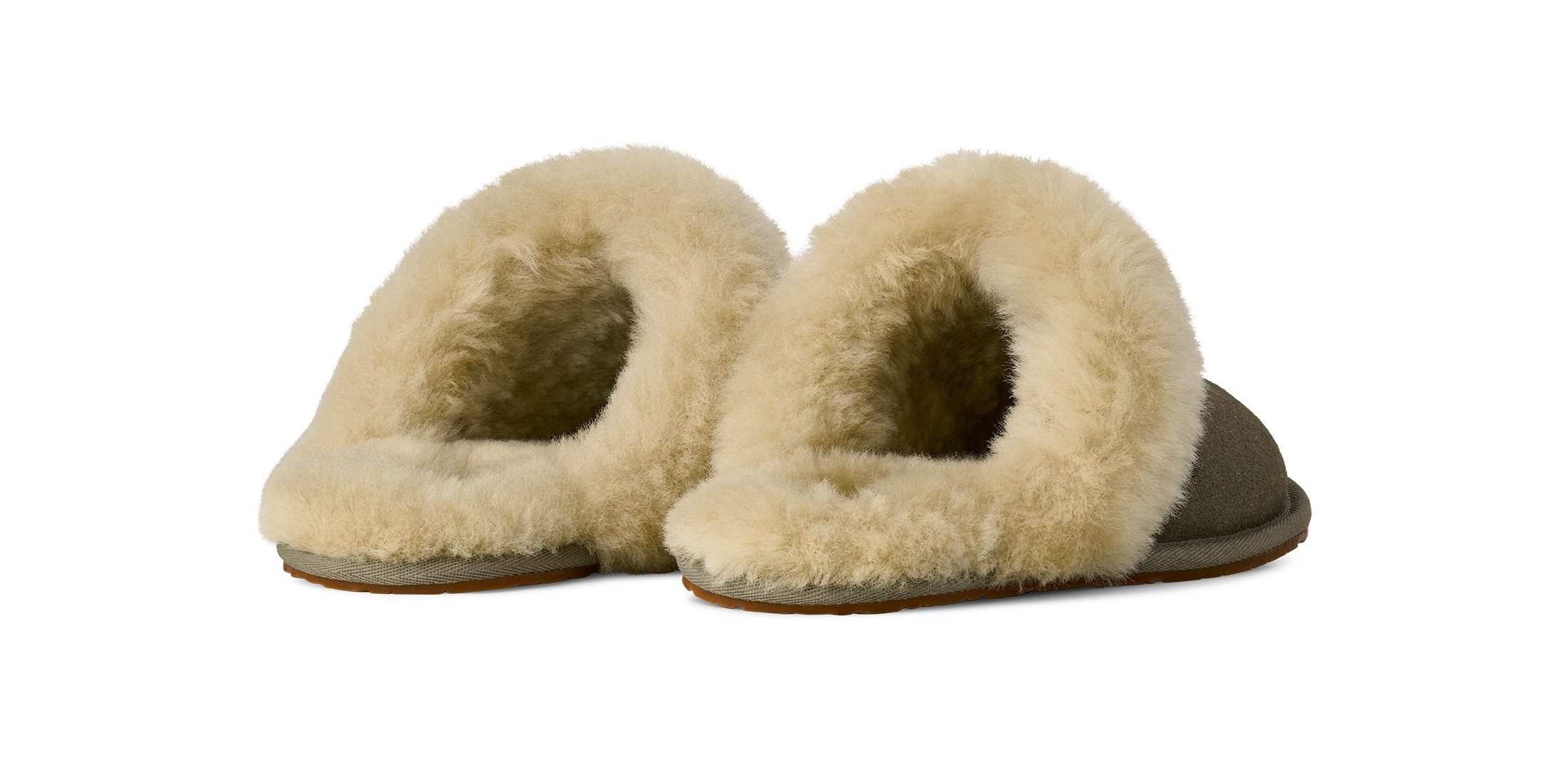 UGG Scuffette II Hausschuh Homeslippers, Hausschuh mit kuscheligem Fellimitat-Kragen