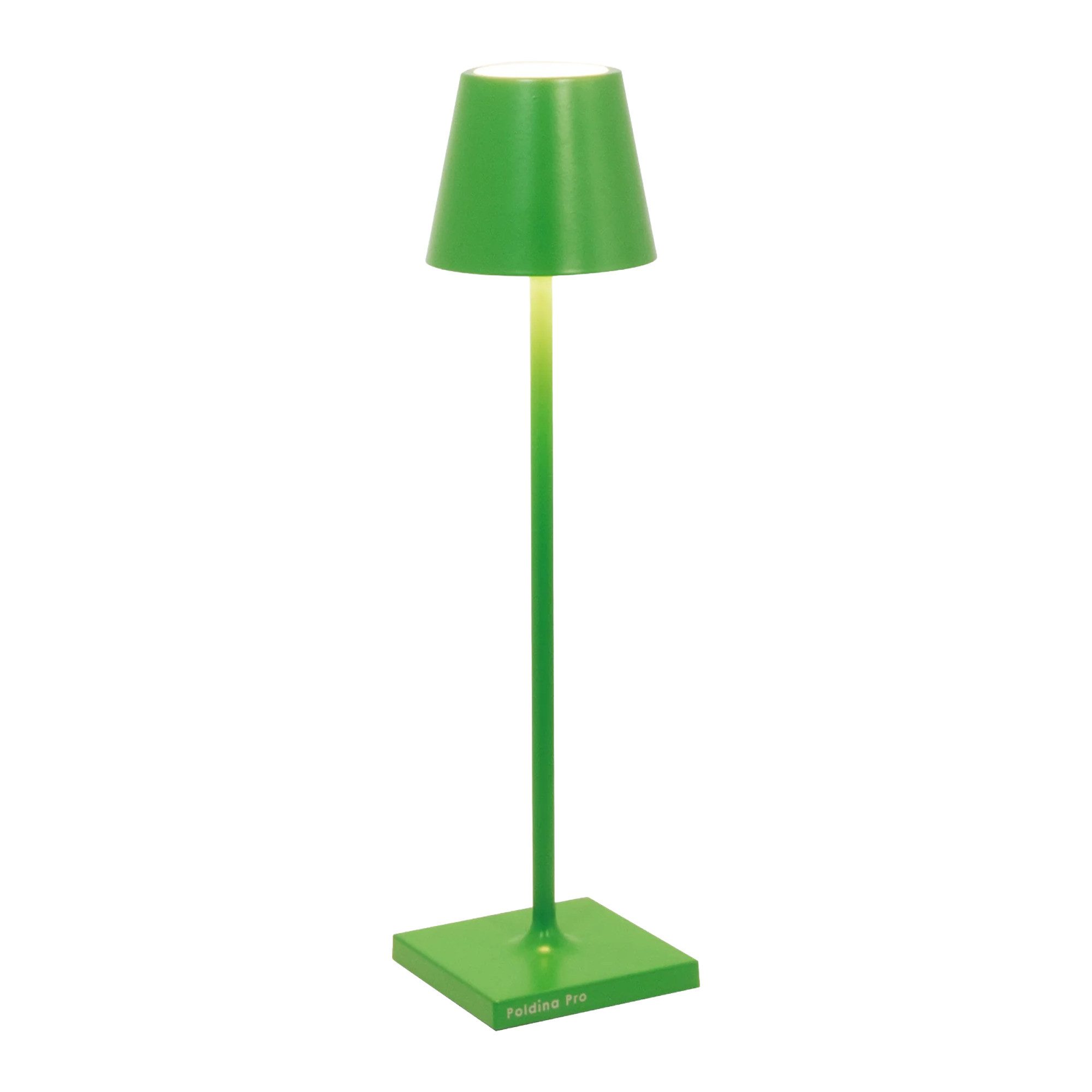 Zafferano Tischleuchte Zafferano Akkuleuchte Poldina Pro Micro 27,5 cm Grün