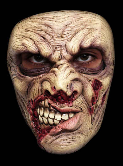 Metamorph Verkleidungsmaske Zahnfleischzombie Maske des Grauens, Schaurig-schöne Zombiemaske - nicht nur für Halloween
