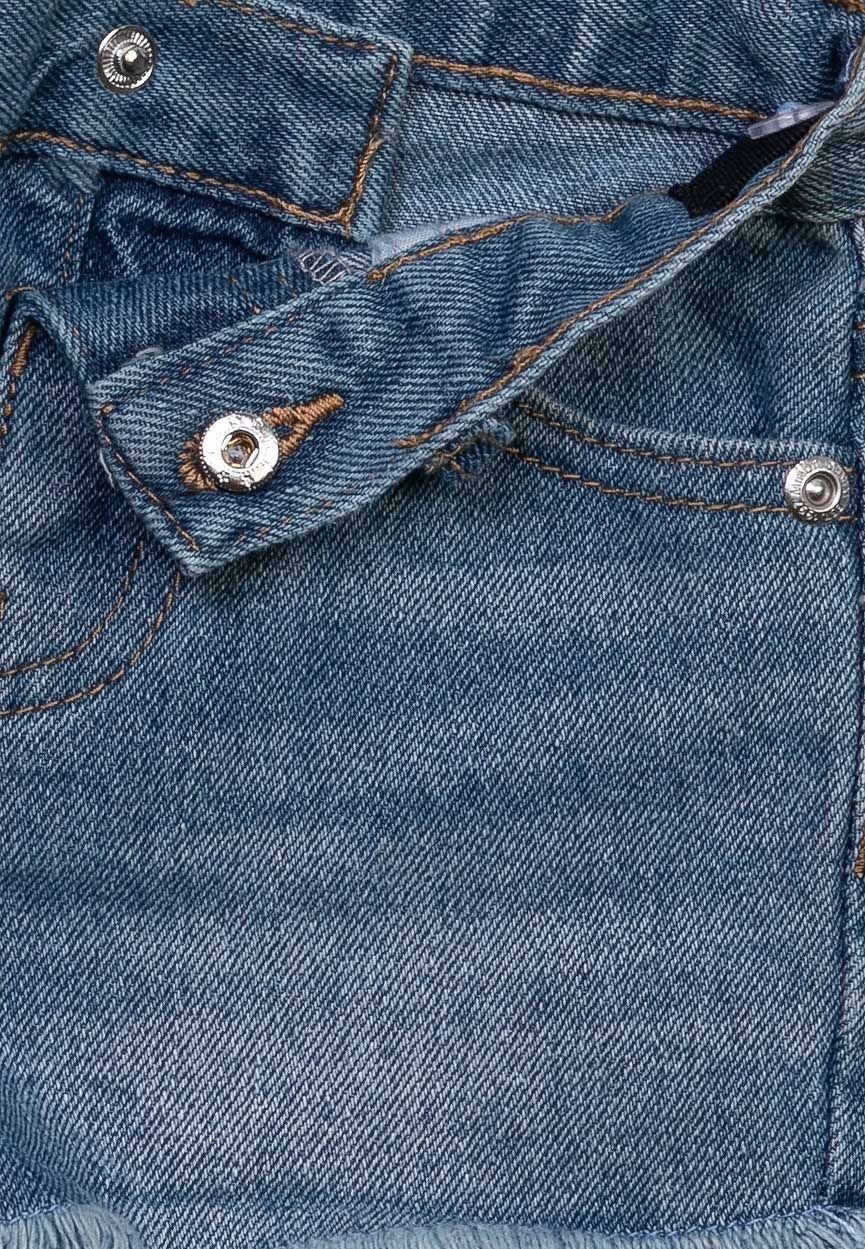 MINOTI Jeansshorts Kurze Jeans Shorts Denim-Blau (1y-14y)