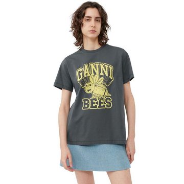 GANNI T-Shirt T-Shirt YELLOW BEE aus Baumwolle