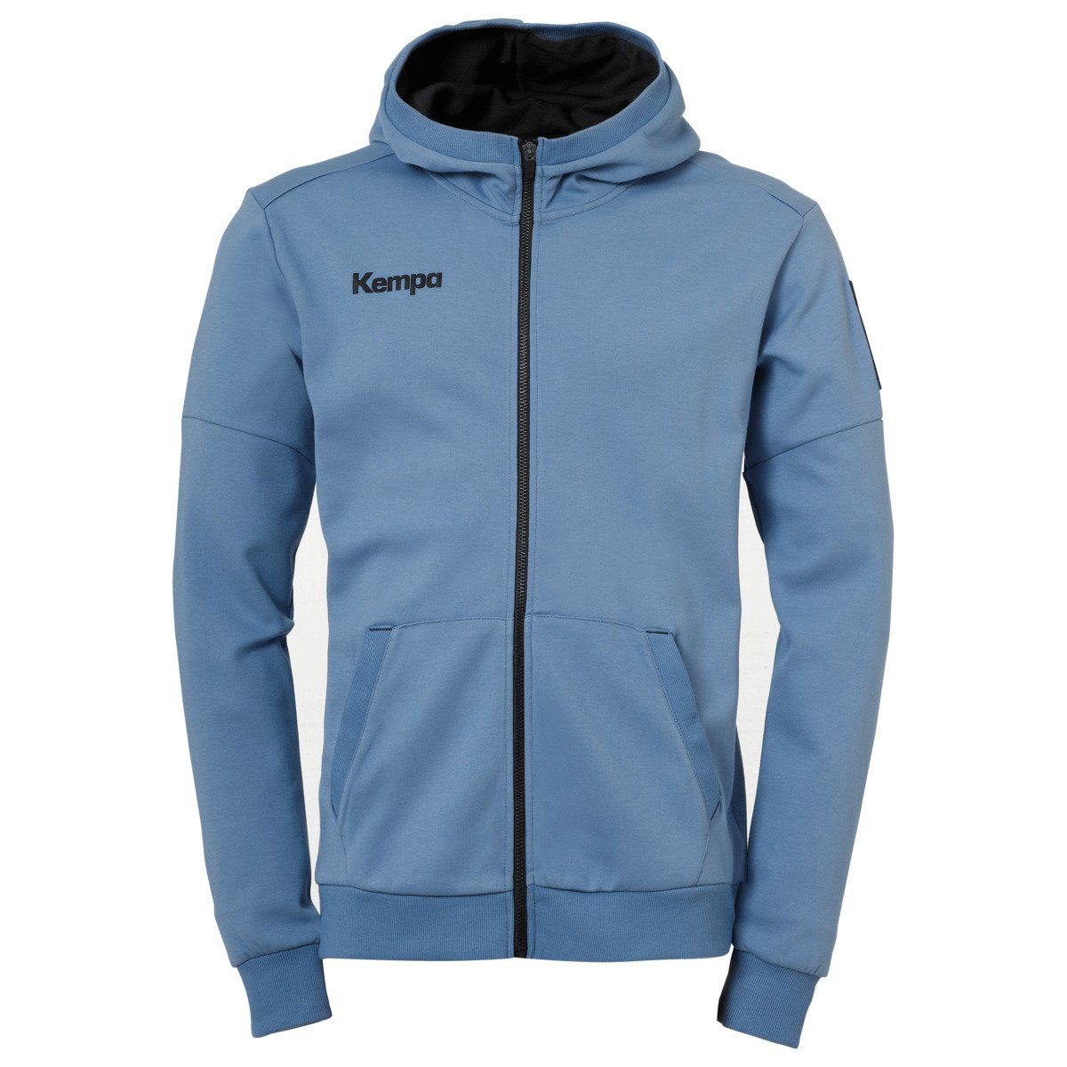 Kempa Kapuzenpullover Hoody Laganda mit Baumwollanteil stahlblau Herren