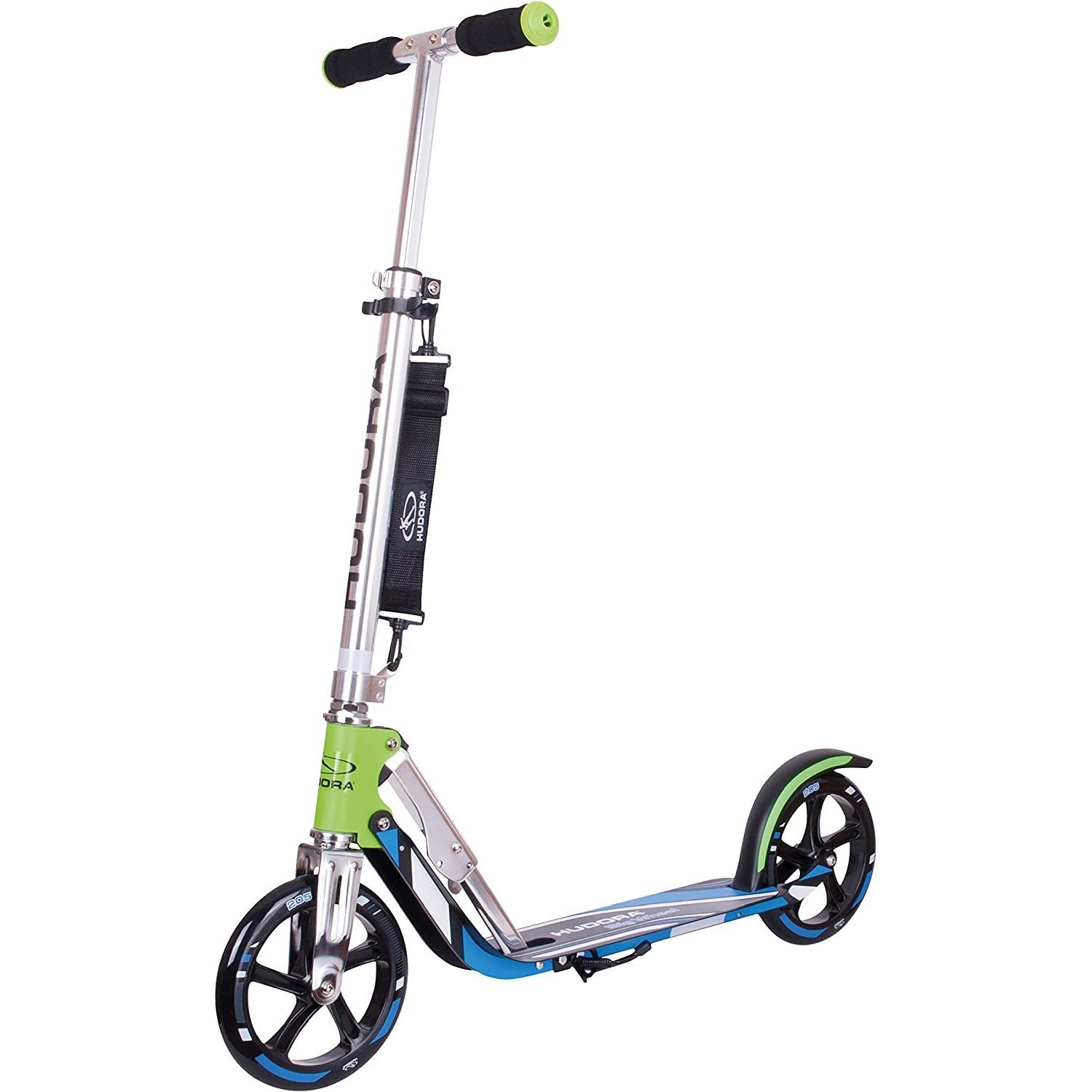Hudora Scooter 14750/01 Big Wheel 205 Scooter grün-blau