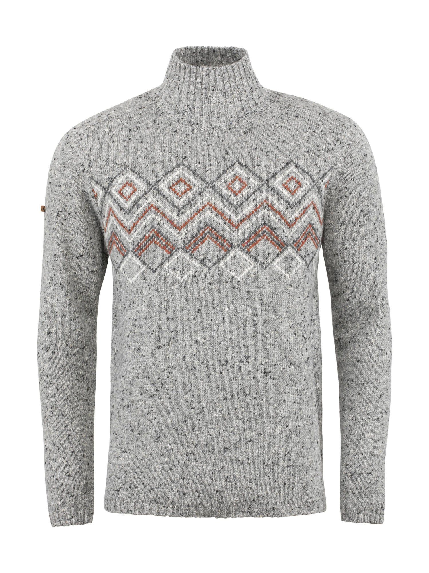 Grey M Chillaz Sweater Chillaz Fleecepullover Melange Herren Selfoss
