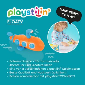 Playstilin® Knete FLOATY (Knetset, 1-tlg., mit Kulleraugen und Modellierwerkzeug), Original Schwimmknete, nicht austrocknend