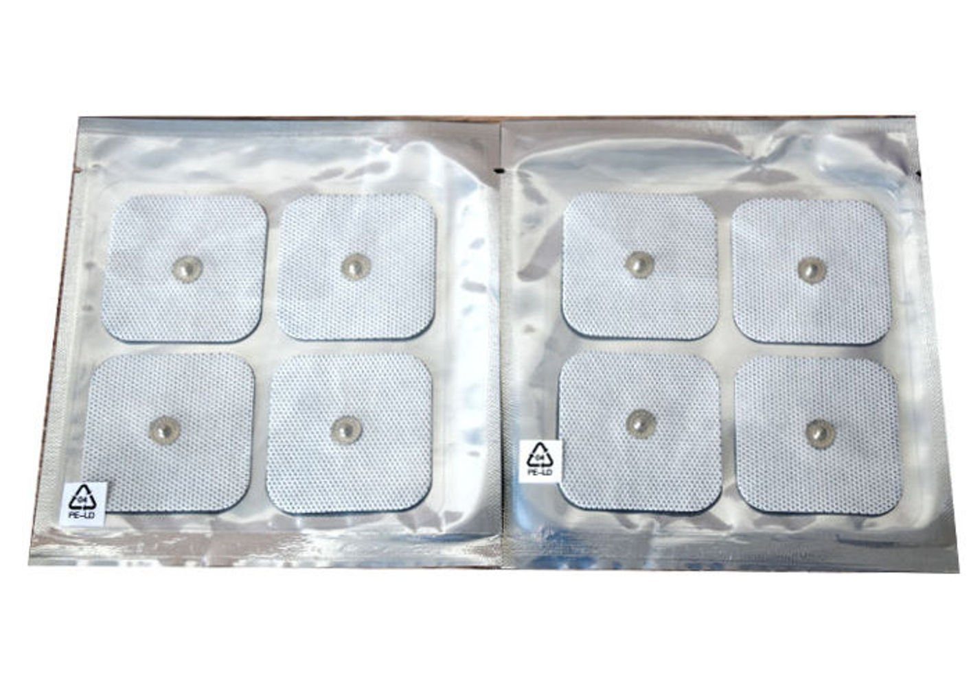 Hydas Elektrodenpads 8x Ersatzpads für Hydas Reizstromgerät 2 Kanal mit spezieller Fuß Anwendung