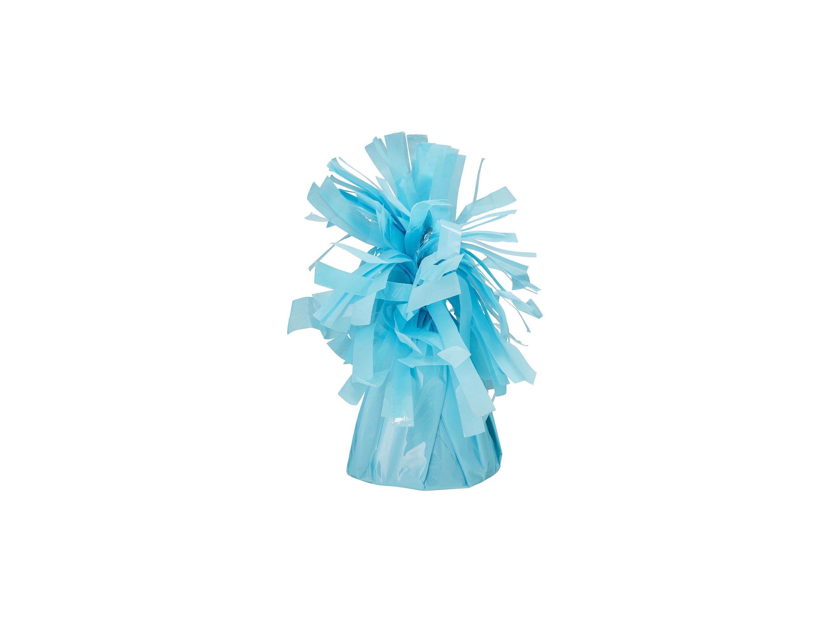 partydeco Aufblasbares Partyzubehör, Gewichte 7cm für Helium Deko 4er Set Blau