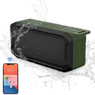 Diida Kabelloser Bluetooth-Lautsprecher, tragbarer Lautsprecher, Subwoofer Bluetooth-Lautsprecher (IPX7, Einsteckbarer Sprachanruf, wasserdicht und sturzsicher, Audio)