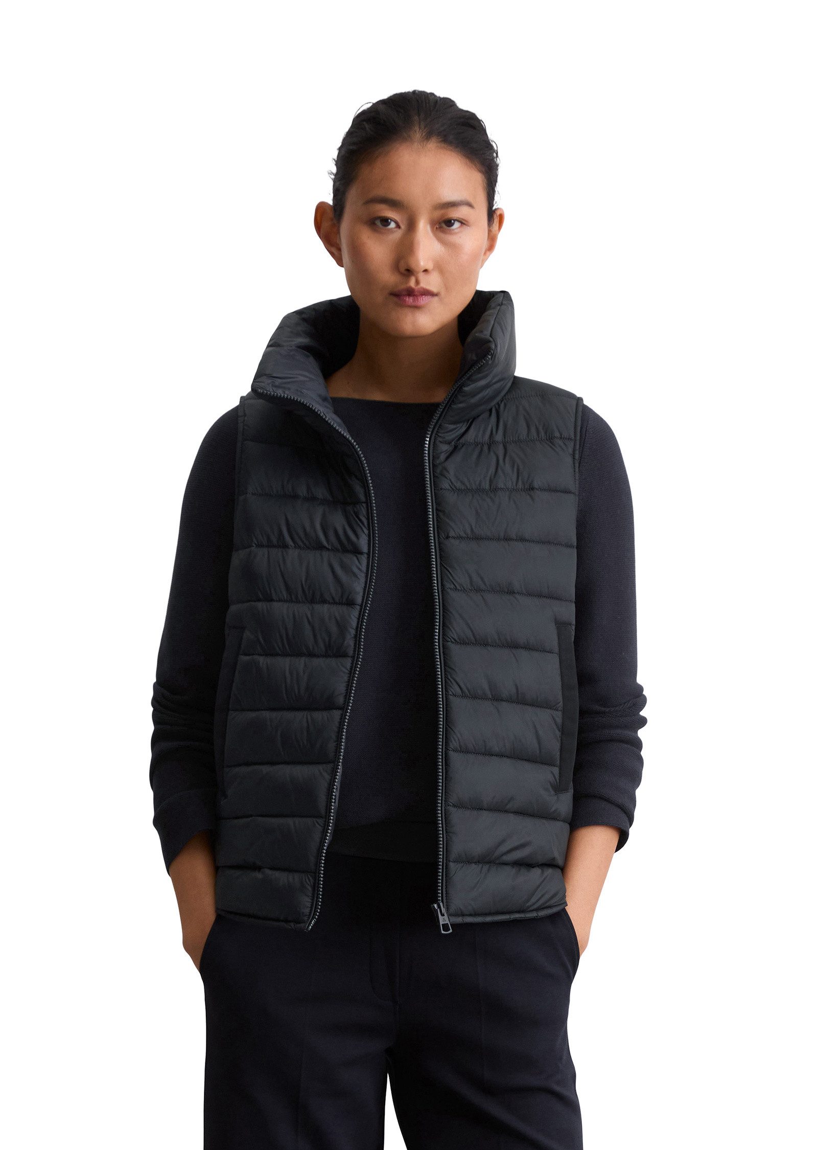 Marc O'Polo Steppweste mit recycelten Materialien