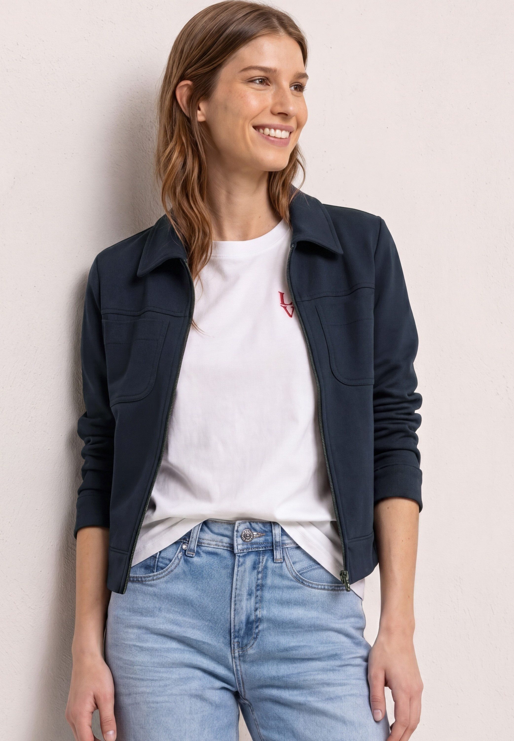 STREET ONE Kurzjacke mit Zipper