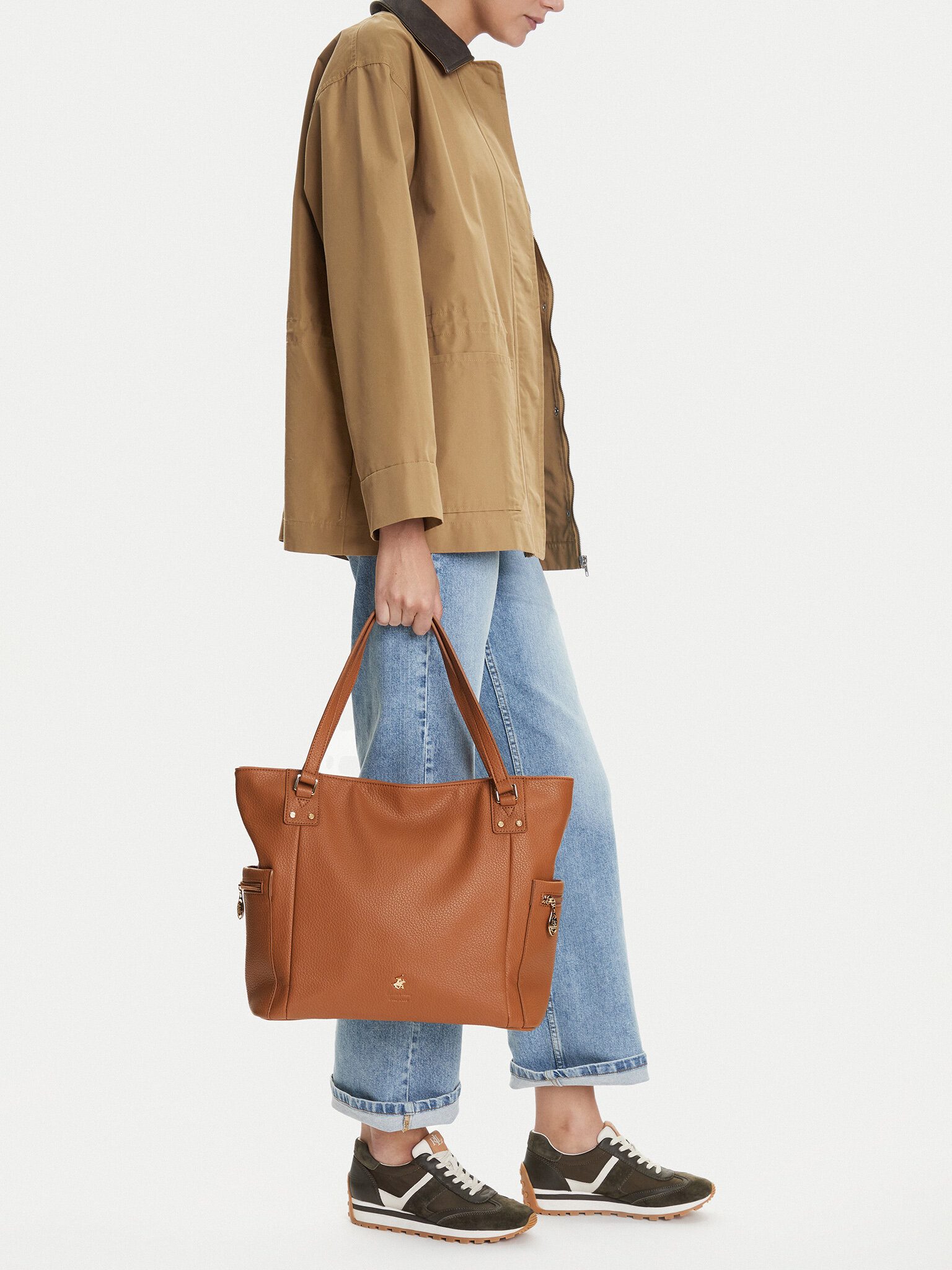 BEVERLY HILLS POLO CLUB Handtasche Beverly Hills Polo Club Damenhandtasche Brown CEO - BHPC-C-005-08