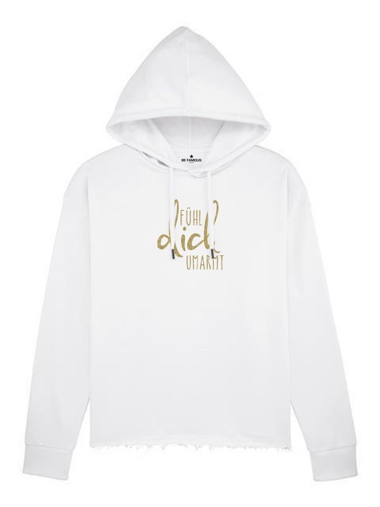 Sweatshirt Be Famous Women Boxy Hoodie fühdium