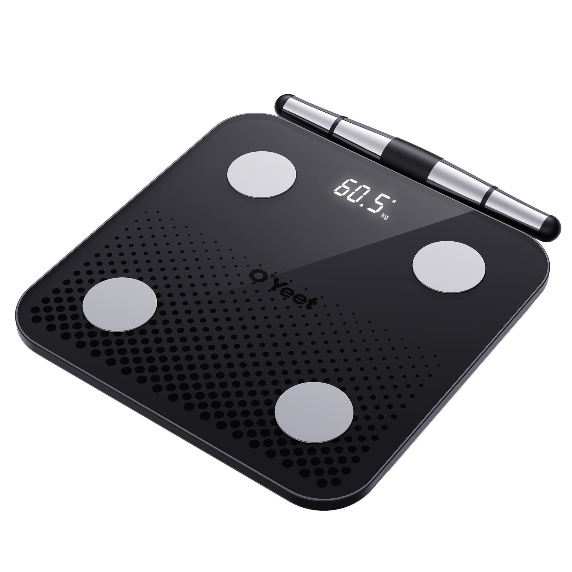 O`Yeet Personenwaage O`Yeet, ±0.1 kg genau, Übertragung via Bluetooth auf AiLink App