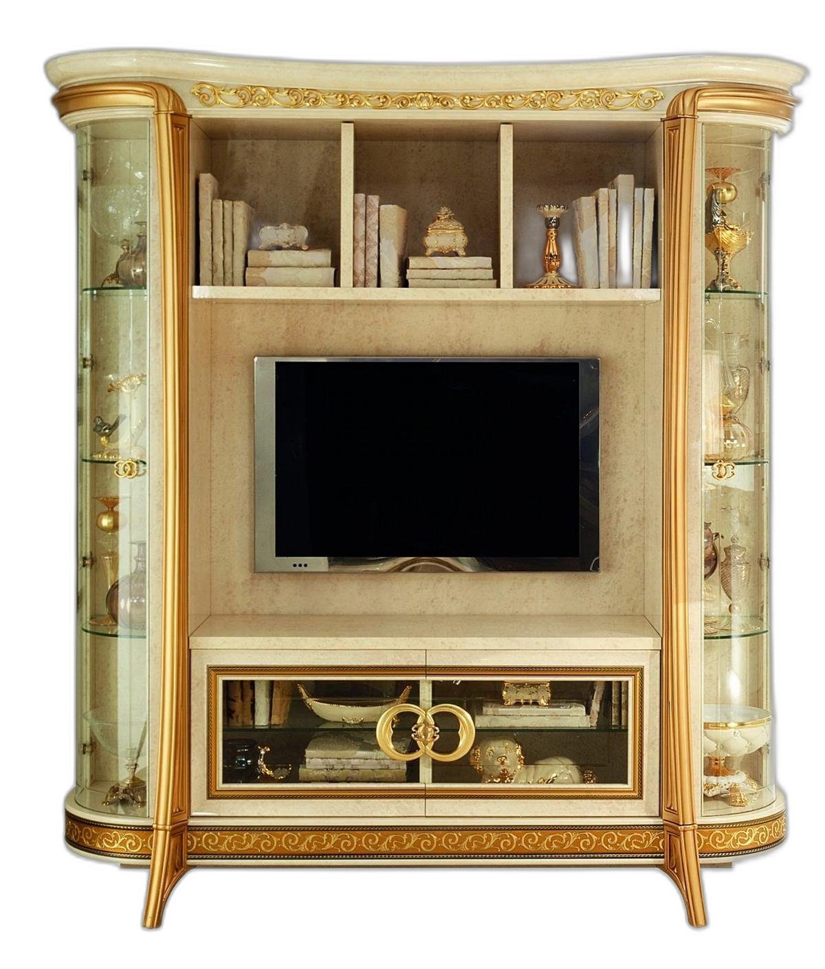 Xlmoebel Wohnwand Wohnzimmer Erweiterung Medien Wand TV-Wand TV-Schrank, (1-St., Wohnwand), Hergestellt in Europa