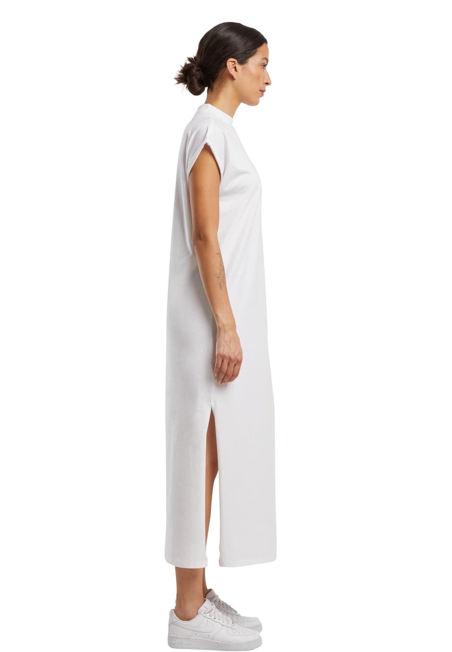 urbandreamz Jerseykleid Damen Kleid Shirt Long Extended Shoulder Lang geschnitten Langkleid – Bild 4 von 5