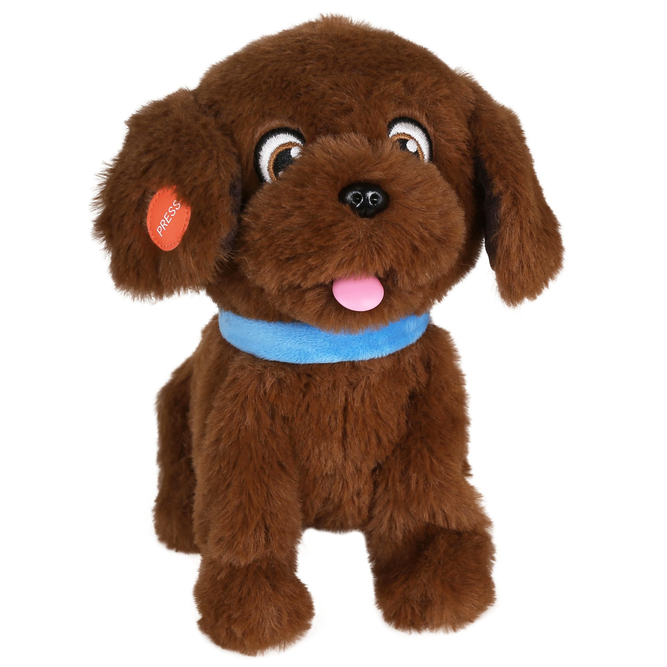 Bruno Kuscheltier Puppy Luv Junior BRUNO – Interaktiver Labrador-Welpe, Plüschhund, 2+