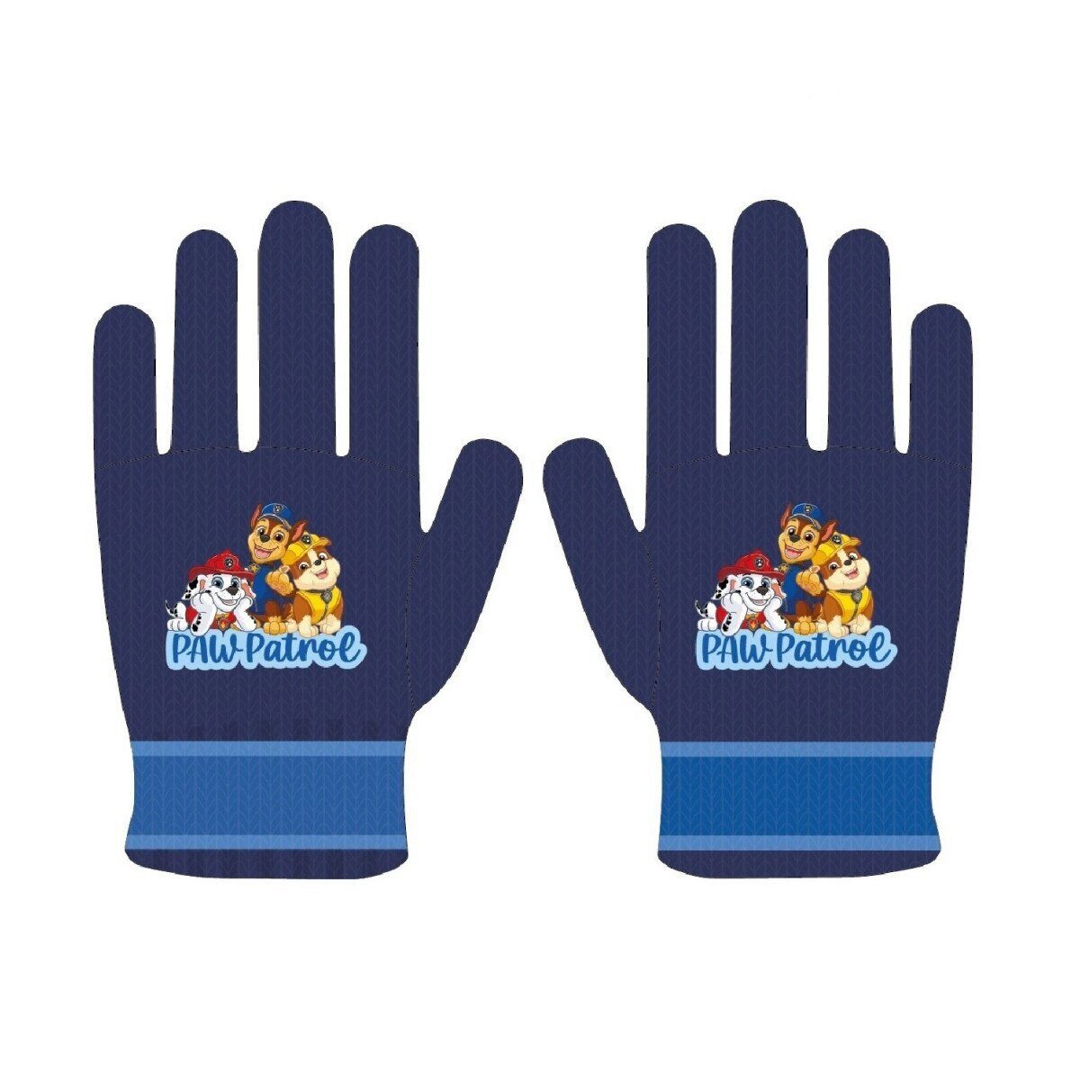 PAW PATROL Fleecehandschuhe Paw Patrol Team Kinderhandschuhe Winter blau