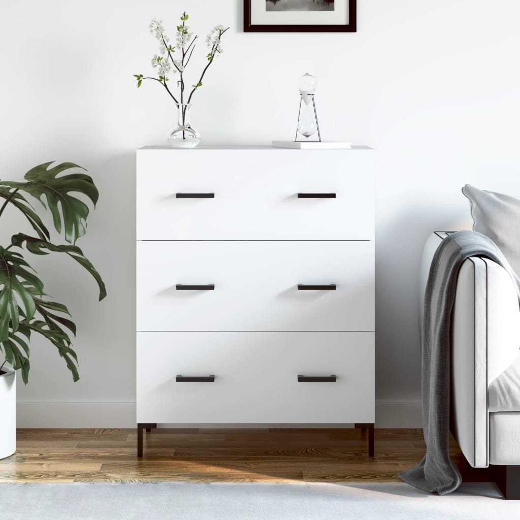 vidaXL Sideboard Sideboard Weiß 69,5x34x90 cm Holzwerkstoff (1 St)