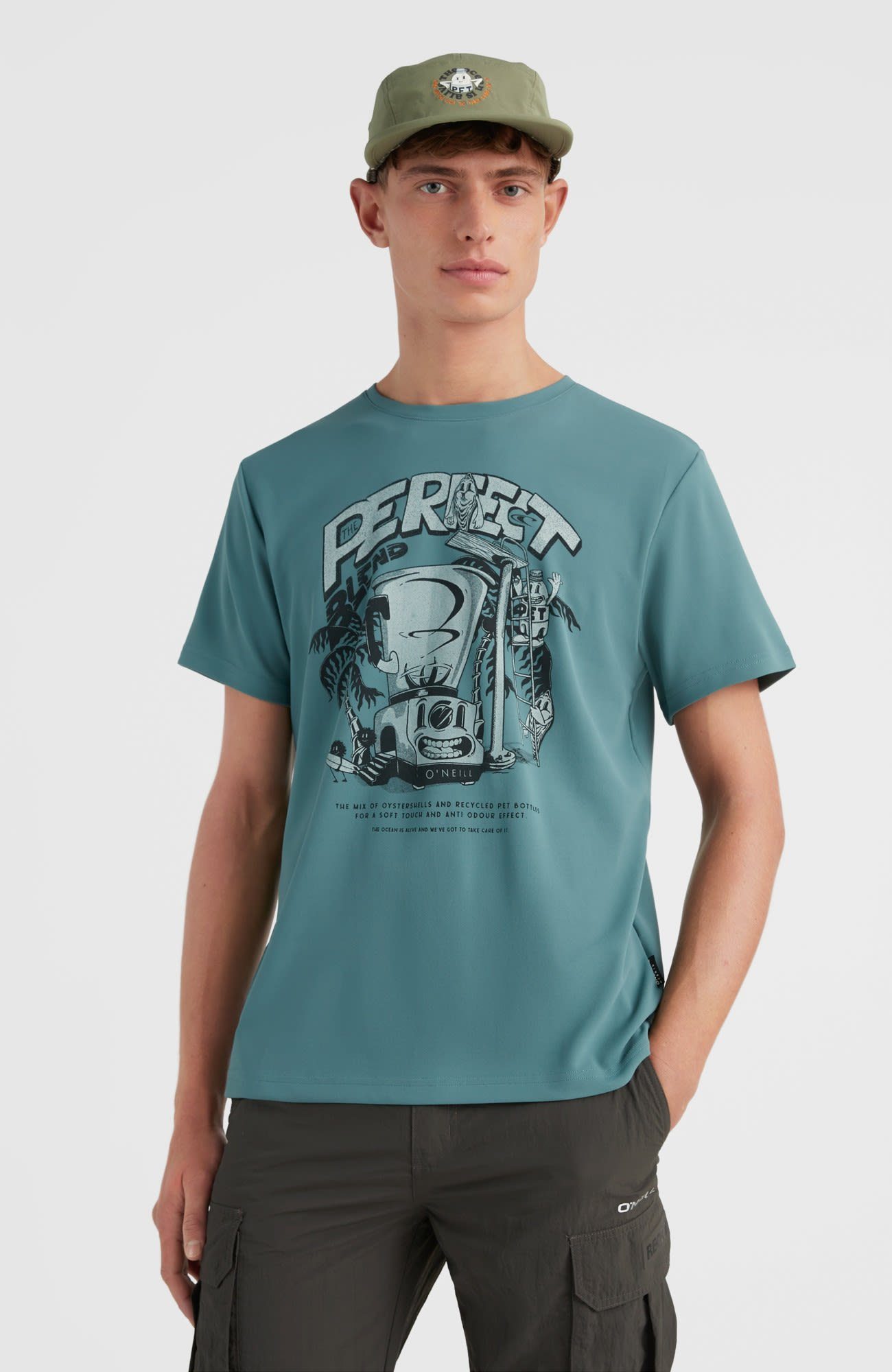 O'Neill Blend M Oneill Herren Hybrid T-Shirt Kurzarm-Shirt Tee