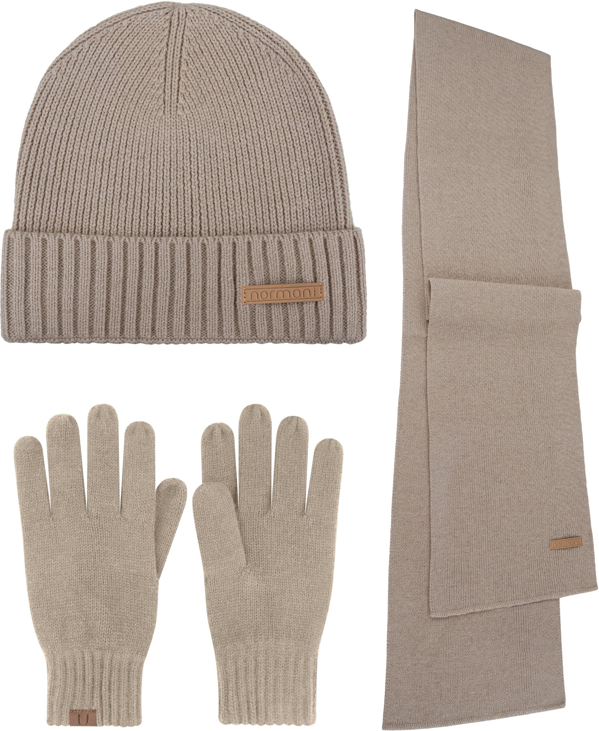 normani Strickmütze Yuma Winterset aus Merinowolle günstig online kaufen