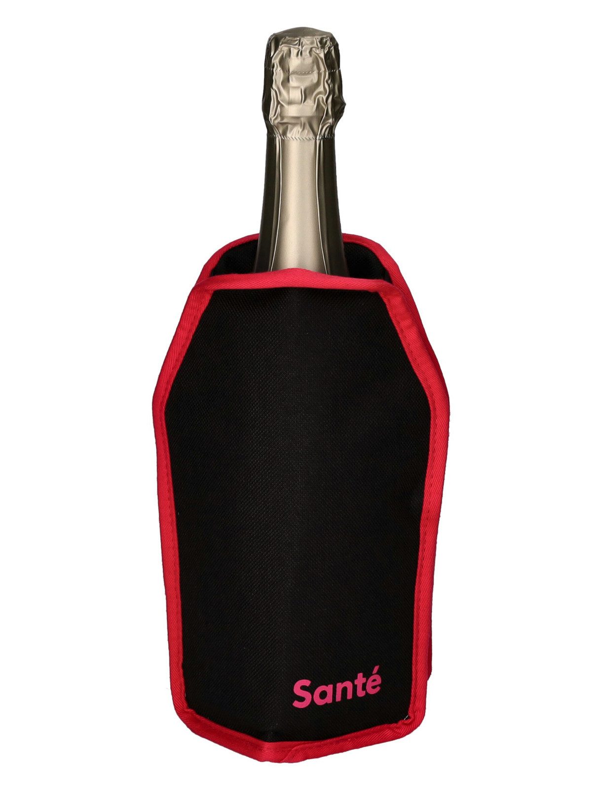 Giftcompany Weinkühler Froid Kühlmanschette Santé schwarz 23,5cm