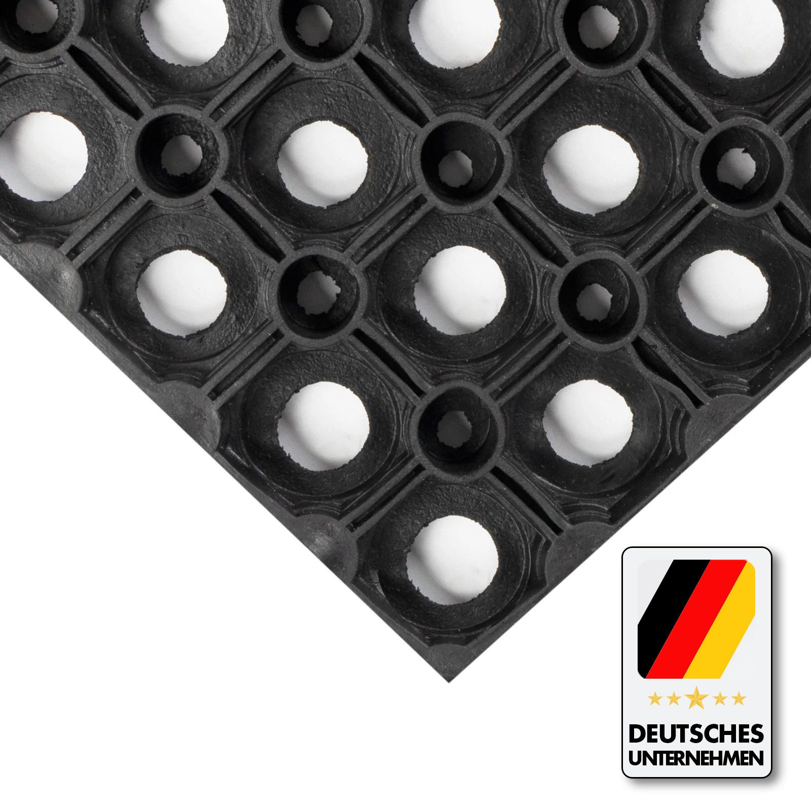 Karat Fußmatte Gummi-Wabenmatte Alanya Waben, verschiedene Größen, rechteckig, Höhe: 23 mm