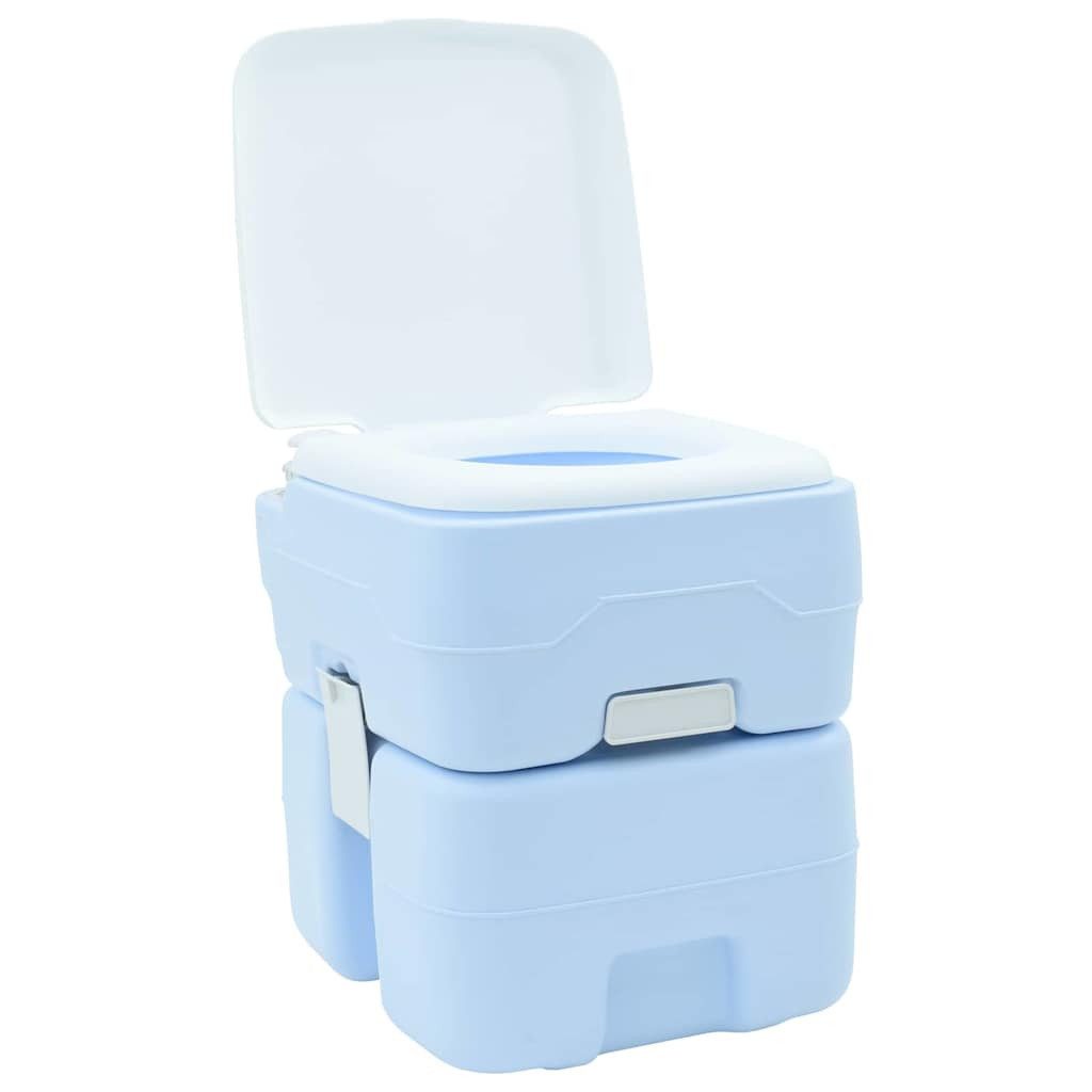 vidaXL Campingtoilette Camping-Toilette Blau 41,5 x 36,5 x 42 cm, (1-St)