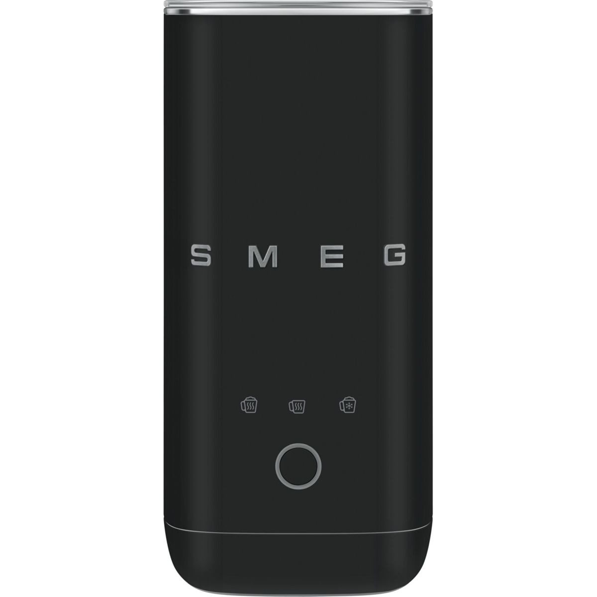 Smeg Milchaufschäumer MFF02BLMEU Milchaufschäumer schwarz-matt